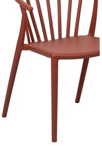 Barna műanyag kerti szék Capri – Bonami Essentials