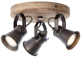 Brilliant - SEED 3xGU10/5W/230V spotlámpa fekete/barna