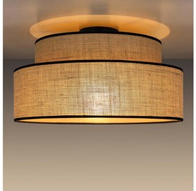 Mennyezeti lámpa BOHO 1xE27/60W/230V átm. 40 cm bézs