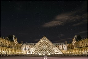 Kép - Louvre éjjel (90x60 cm)