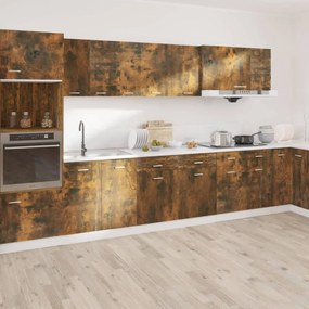 vidaXL “Lyon” füstös tölgyszínű szerelt fa fiókos alsószekrény