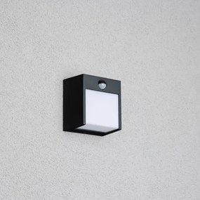 Brilagi-LED kültéri fali lámpa szenzorral TERNI LED/12W/230V fekete IP44
