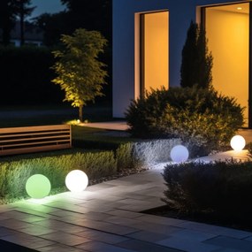 Napelemes LED kültéri lámpa (magasság 28 cm) Melo – Trio
