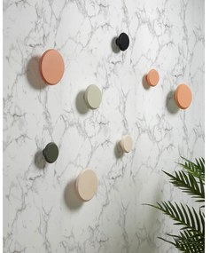 Fekete fali fa akasztó szett 3 db-os Nadua – Kave Home