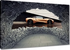 Vászonkép 60x40 Arany Bmw Autó