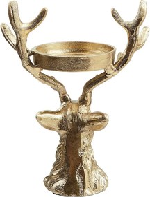 OH MY DEER gyertyatartó, arany 21cm