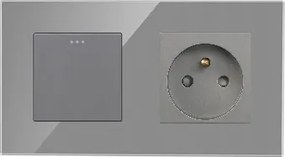 Billentyűkapcsoló Mechanikus Üveg Aljzat Klasszikus Kapcsoló