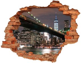 3d fali matrica lyuk a falban Manhattan new york city nd-c-112427472