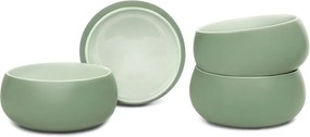Zöld kőedény tálka szett 4 db-os 600 ml Aura Luma – Bonami Selection