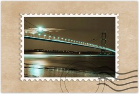 Poszterek 90x60 Kék fények a hídon