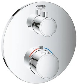 Kád csaptelep Grohe Grohtherm vakolat alatti rész nélkül króm 24077000