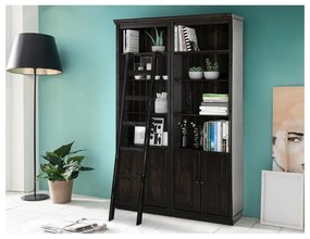 Barna borovi fenyő könyvespolc 148x223 cm Anita – Støraa