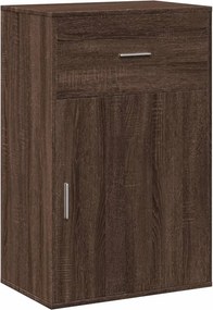 vidaXL barna tölgy színű szerelt fa tárolószekrény 56,5 x 39 x 90 cm