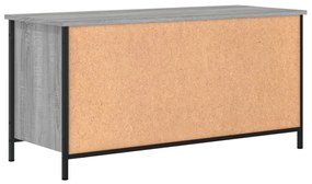 szürke sonoma színű szerelt fa TV-szekrény 100x40x50 cm