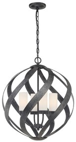 Quintiesse BLACKSMITH QN-BLACKSMITH-4P-OBK Függőlámpa 4x40W/E14 IP44