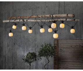 Big Maxi fekete LED kültéri fényfüzér, hosszúság 5 m - Star Trading