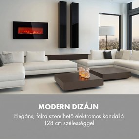 Klarstein Lausanne Long, elektromos kandalló, 1600 W, 2 fűtési fokozat, 128 cm