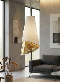 Emibig modern függeszték moda fehér arany emi1618/3