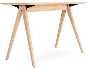 Tölgyfa íróasztal 60x120 cm Ava – Gazzda