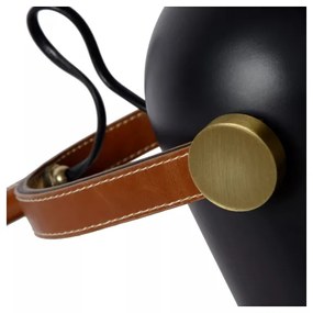 Lucide 05627/01/30 - Asztali lámpa WAYLON 1xE27/25W/230V fekete