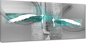 Festmények 210x100 Angyalok a hálószobába Türkiz