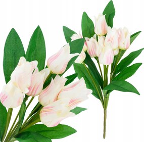 Tulipán csokor tulipán Művirágok élő húsvét gumírozott 9db