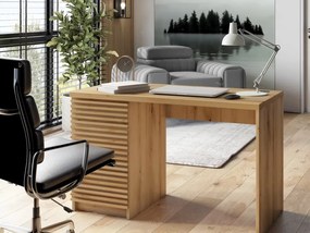 Íróasztal BISETT fiókokkal 120x60 cm, tölgy artisan
