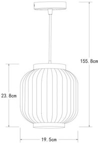 Lucide 13435/01/31 - Csillár zsinóron GOSSE 1xE27/40W/230V
