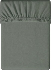 Jersey lepedő sötétzöld 180 x 200 cm