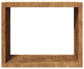 tűzifa állvány 100x40x80 cm időjárásálló acélból