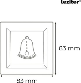Nova csengő kapcsoló 101N fehér kerettel