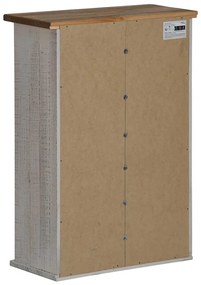 HALDEN szürke fenyőfa akasztószekrény tolóajtóval 49x22,5x70 cm