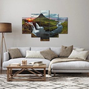 Kép - Kirkjufell naplementében (150x105 cm)