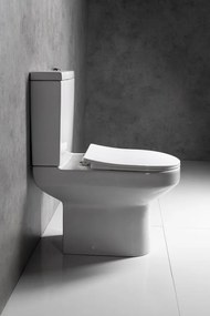 Aqualine Aqualine, VERMET WC kombitál, alsó/hátsó hulladék, fehér, VR038