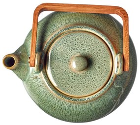 Zöld kerámia teáskanna szűrővel 1,2 l Gastro Green – Bitz