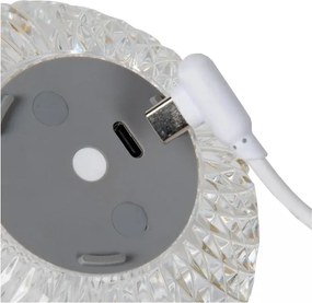 Lucide 13599/01/60 - LED dimmelhető újratölthető asztali lámpa CINTRA LED/1,5W/3,7V 1400 mAh