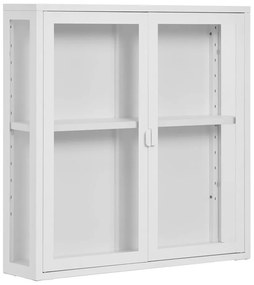 Fehér fém függő tálalószekrény 80x80 cm Brisbane – House Nordic