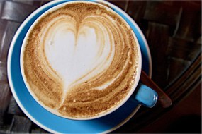 Kép - Latte Art (90x60 cm)