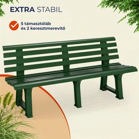 ORCHIDEA kerti pad, 145x49x74cm, zöld I.P.A.E-Progarden
