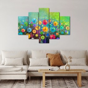 Kép - Absztrakt virágok (150x105 cm)