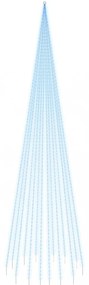 karácsonyfa zászlórúdon 1134 kék LED-del 800 cm