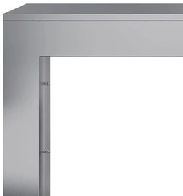 horganyzott acél tűzifatároló 100 x 40 x 100 cm