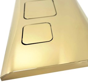WC öblítő gomb F  Gold