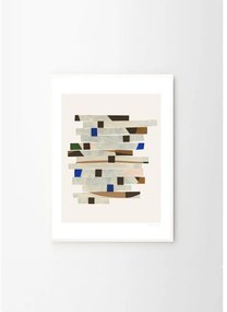 Poszter 50x70 cm Cut up Stripes – Berit Mogensen Lopez – The Poster Club