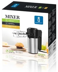 Aigostar - Kézi mixer 300W/230V fekete/króm