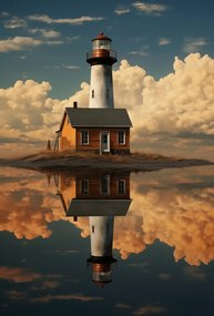 Poszter 67,5x100cm Tengeri tükröződés