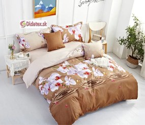 ORCHIDEA krepp ágynemű 140x200 cm Ágynemű mérete: 140x200 cm, A csomag tartalma: 3 Készletcsomagolás