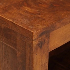 TV szekrény Barna 110 x 30 x 40 cm tömör mangófa