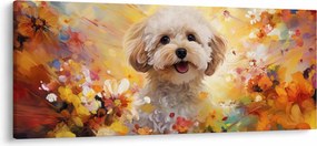 Kép - Boldog kutya (120x50 cm)