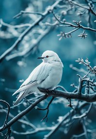 Poszter 68x98cm Gyöngymadár